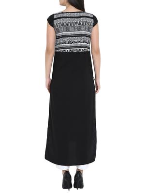 High low printed kurta - 15727448 - Standard Image - 3