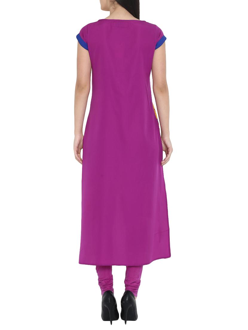 High low printed kurta - 15727459 - Zoom Image - 3