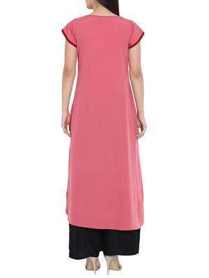 High low solid kurta - 15727461 - Standard Image - 3