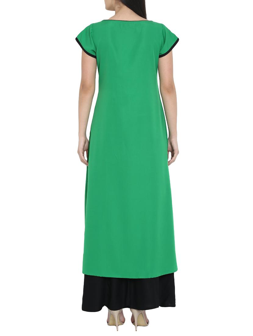 High low solid kurta - 15727462 - Zoom Image - 3