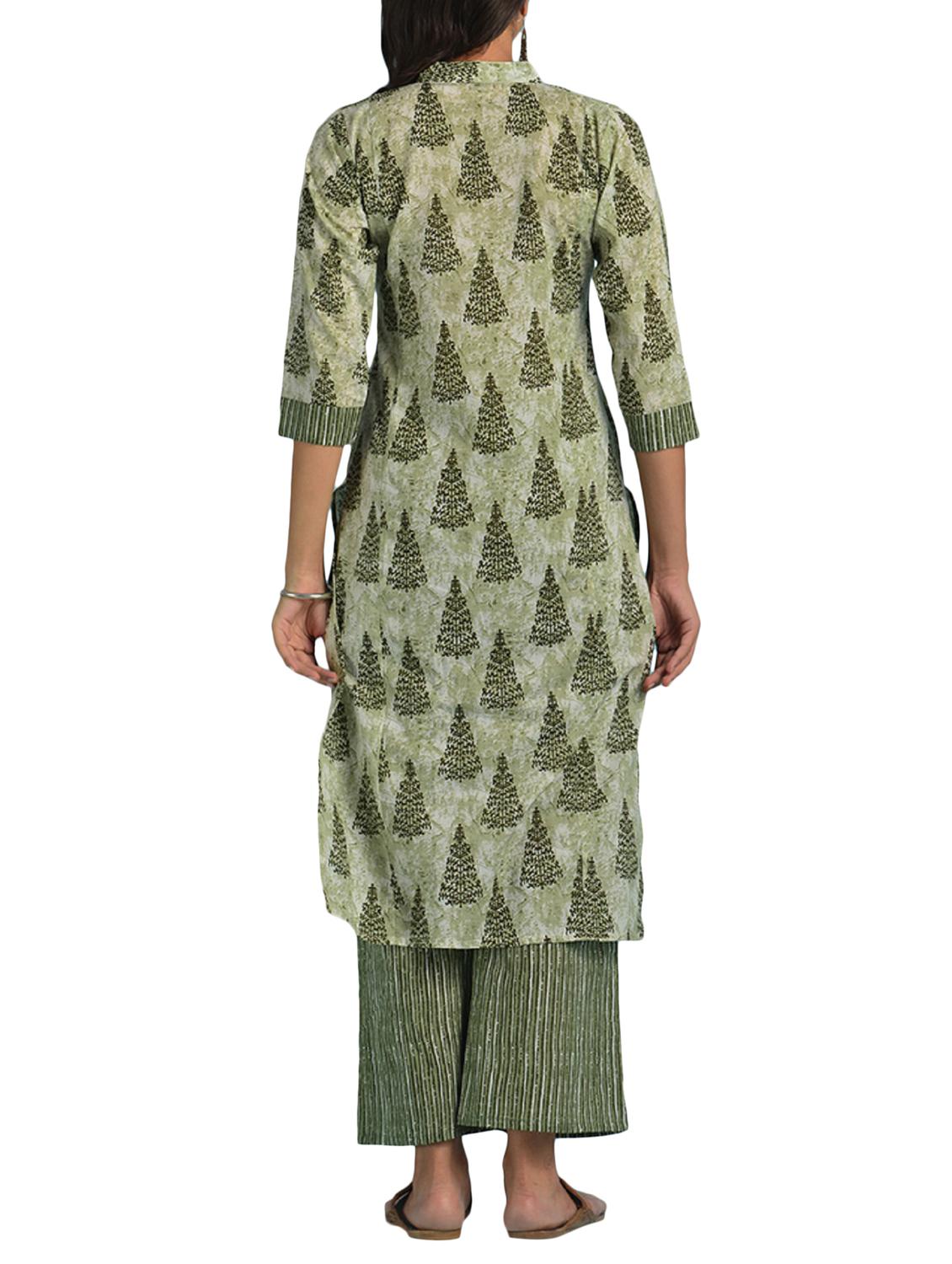 Printed straight kurta - 15727578 - Zoom Image - 3