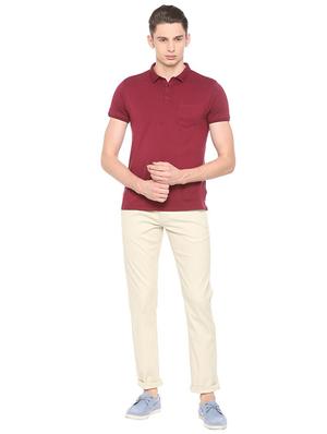 beige cotton chinos - 15727665 - Standard Image - 3