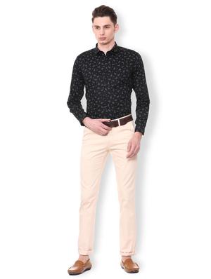 beige cotton blend chinos - 15727671 - Standard Image - 3