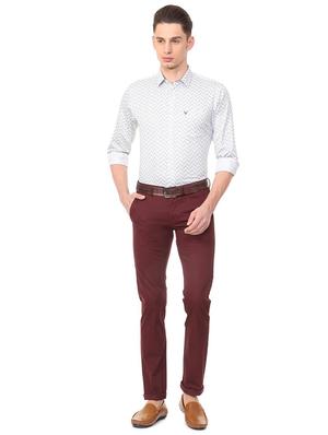 red cotton chinos - 15727676 - Standard Image - 3