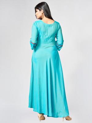Embroidered A-line dress - 15727817 - Standard Image - 3