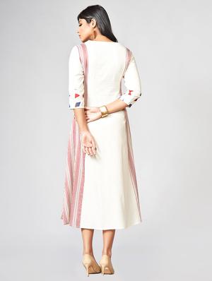 A-line printed dress - 15727828 - Standard Image - 3