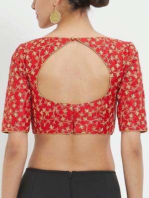 Gold embroidered blouse - 15727852 - Standard Image - 3