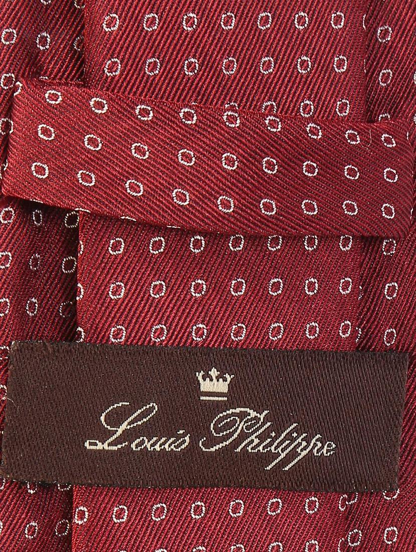 maroon silk tie - 15727905 - Zoom Image - 3