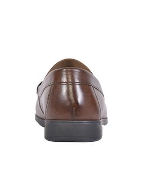 brown leather slip on loafers - 15727918 - Standard Image - 3