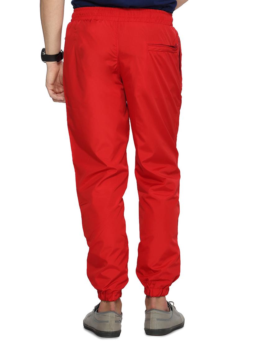 red polyester joggers - 15728231 - Zoom Image - 3