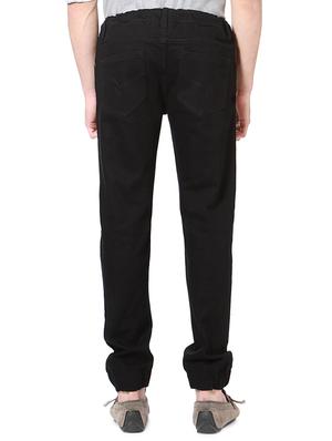black cotton joggers - 15728232 - Standard Image - 3