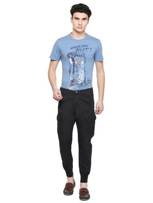 black cotton joggers - 15728233 - Standard Image - 3