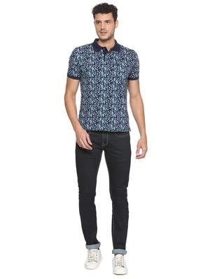 blue cotton blend plain jeans - 15728246 - Standard Image - 3