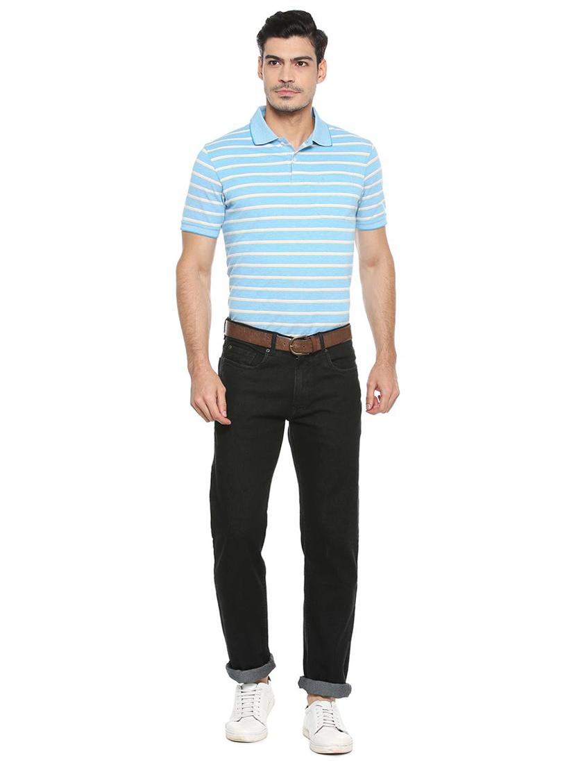 black cotton blend plain jeans - 15728248 - Zoom Image - 3