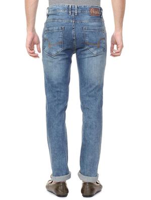 blue cotton washed jeans - 15728258 - Standard Image - 3
