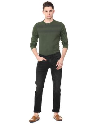 black cotton blend washed jeans - 15728264 - Standard Image - 3