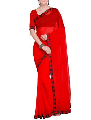 Combo Of 2 Multicolor Bordered Saree with blouse - 15728699 - Standard Image - 6