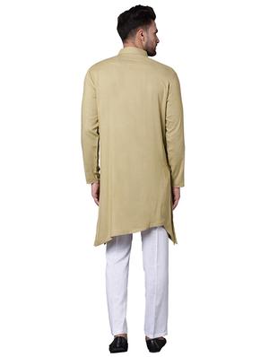 green rayon kurta pyjama set - 15729261 - Standard Image - 3
