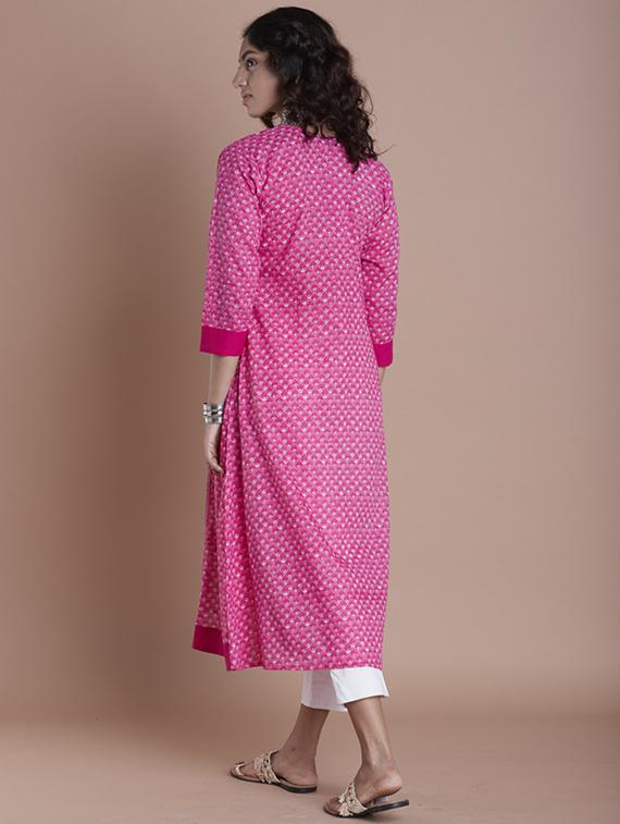 Layered printed kurta - 15729334 - Zoom Image - 3