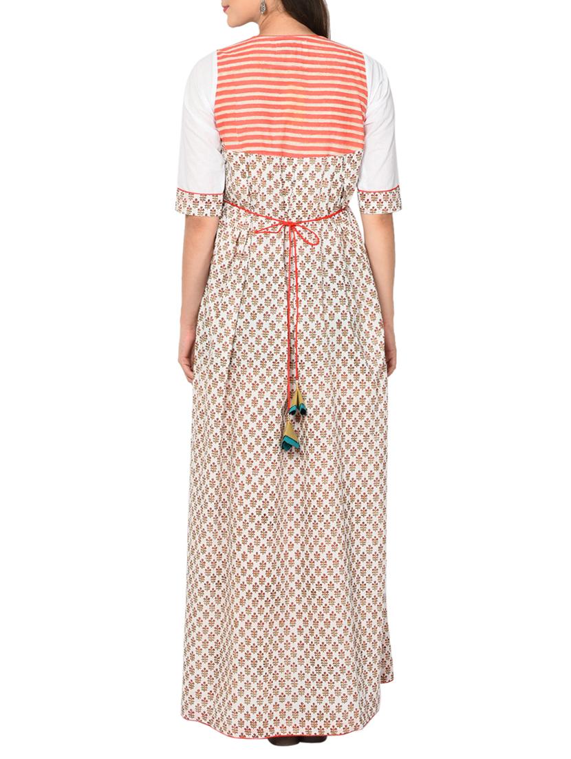 Printed flare kurta - 15729522 - Zoom Image - 3