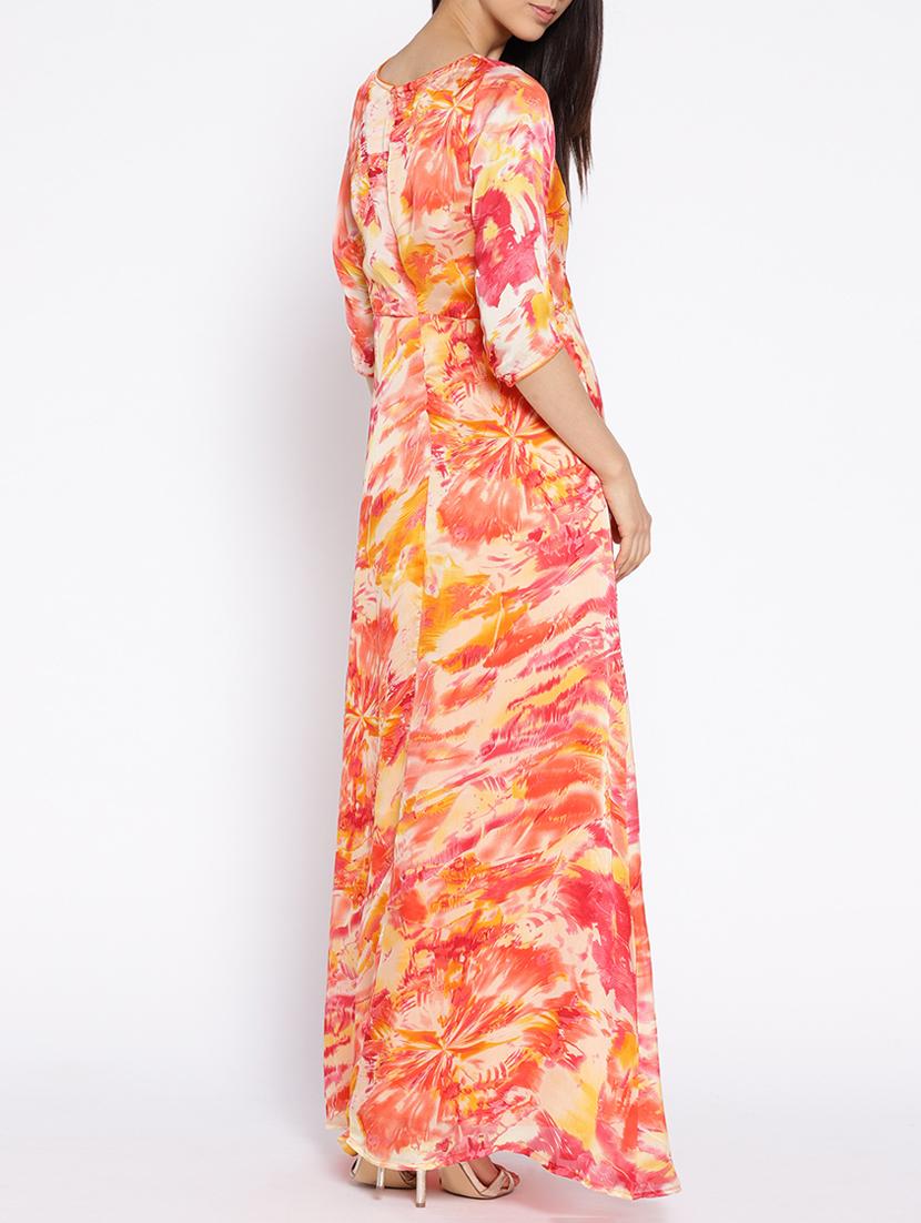 Printed a-line kurta - 15729530 - Zoom Image - 3