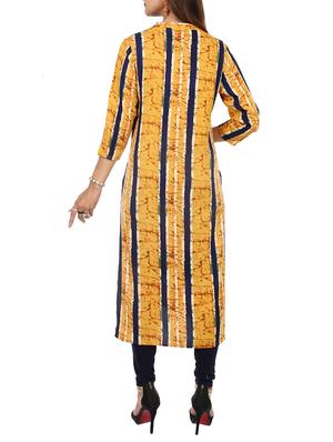 Stripes straight kurta - 15729636 - Standard Image - 3