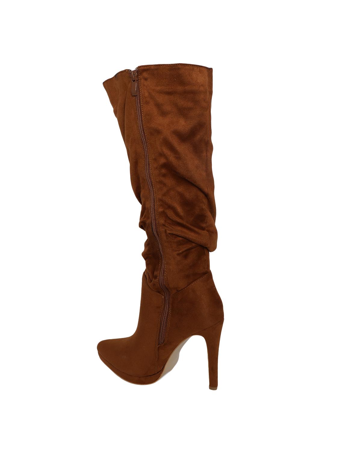 brown knee length boots - 15729810 - Zoom Image - 3