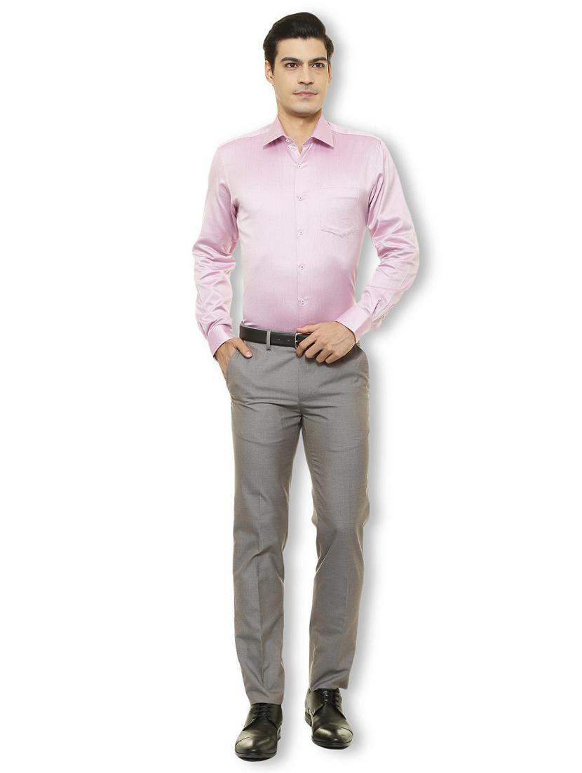 pink cotton formal shirt - 15729852 - Zoom Image - 3