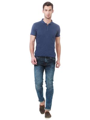 blue cotton polo t-shirt - 15729921 - Standard Image - 3