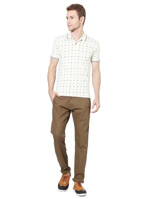 white cotton all over print t-shirt - 15729926 - Standard Image - 3