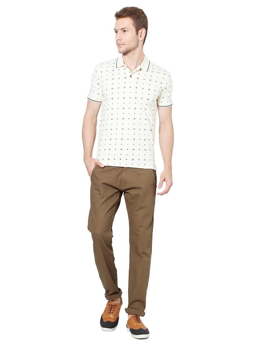 white cotton all over print t-shirt - 15729926 - Zoom Image - 3