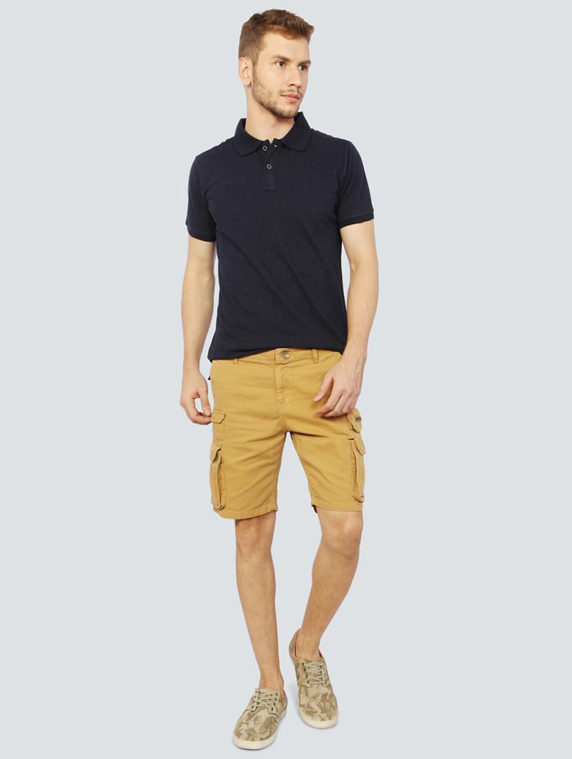 navy blue polyester polo t-shirt - 15729929 - Zoom Image - 3