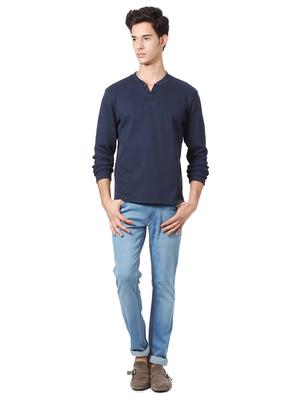 navy blue cotton t-shirt - 15729931 - Standard Image - 3