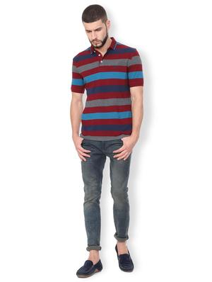 multi colored cotton polo t-shirt - 15729960 - Standard Image - 3