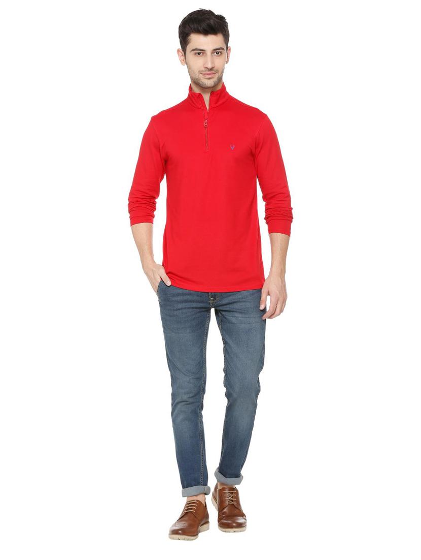 red polyester collared t-shirt - 15729969 - Zoom Image - 3