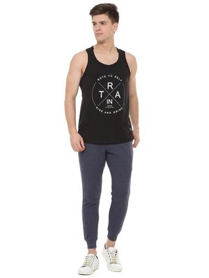 black cotton vest - 15729993 - Standard Image - 3