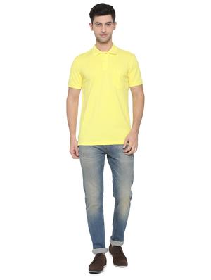 yellow cotton pocket t-shirt - 15729997 - Standard Image - 3