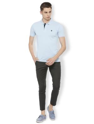 blue cotton polo t-shirt - 15730012 - Standard Image - 3