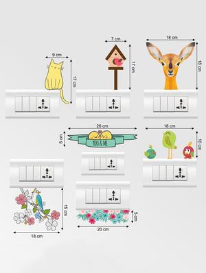 Wall Decals ' Color Switch Board Combo No.37 ' Wall stickers (PVC Vinyl) - 15730205 - Standard Image - 3
