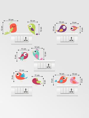 Wall Decals ' Color Switch Board Combo Wall stickers (PVC Vinyl) - 15730207 - Standard Image - 3