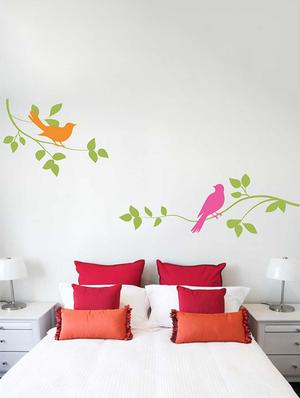 Wall Decals ' Birds n Tree Sticker ' Wall stickers (PVC Vinyl) - 15730240 - Standard Image - 3