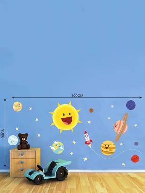 Wall Decals ' Galaxy Sticker ' Wall stickers (PVC Vinyl) - 15730248 - Standard Image - 3
