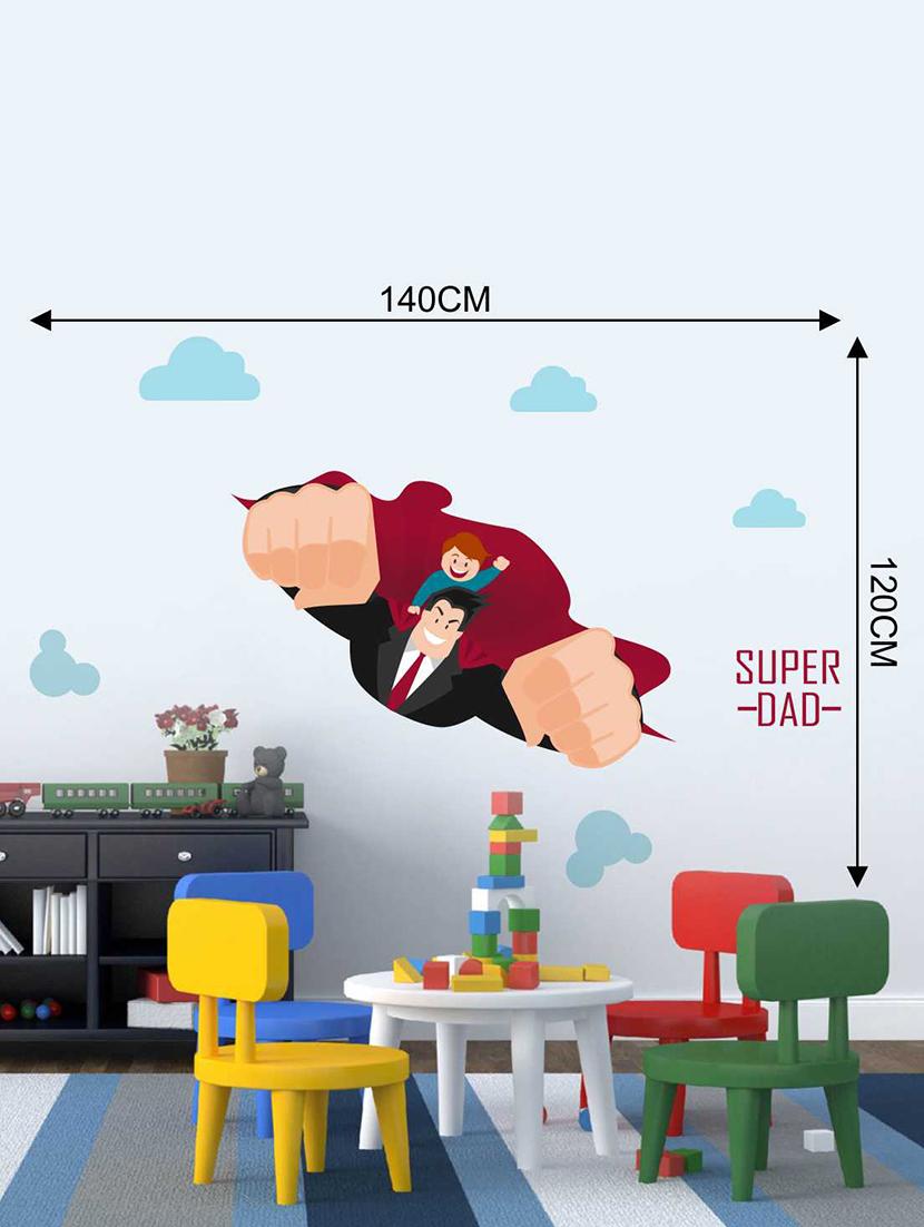 Wall Decals ' Super Dad ' Wall stickers (PVC Vinyl) - 15730258 - Zoom Image - 3