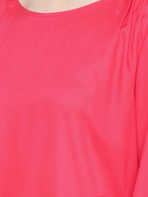 pintuck detail a-line tunic - 15730329 - Standard Image - 3