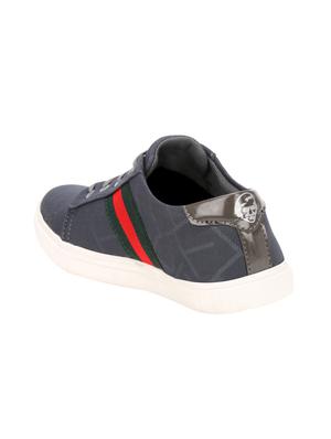grey canvas lace up sneakers - 15730353 - Standard Image - 3