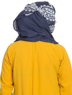 blue cotton stole - 15730371 - Standard Image - 3