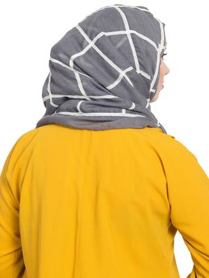 grey cotton stole - 15730373 - Standard Image - 3