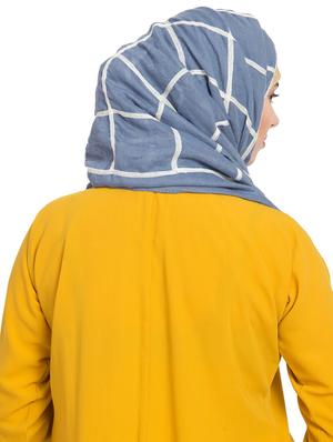 blue cotton stole - 15730381 - Standard Image - 3