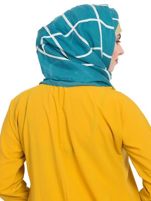 green cotton stole - 15730382 - Standard Image - 3