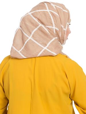 brown cotton stole - 15730383 - Standard Image - 3